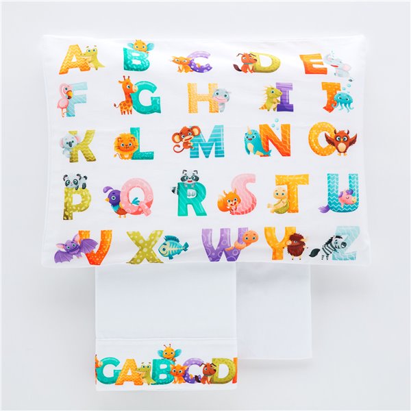 Completo baby lettino alfabeto