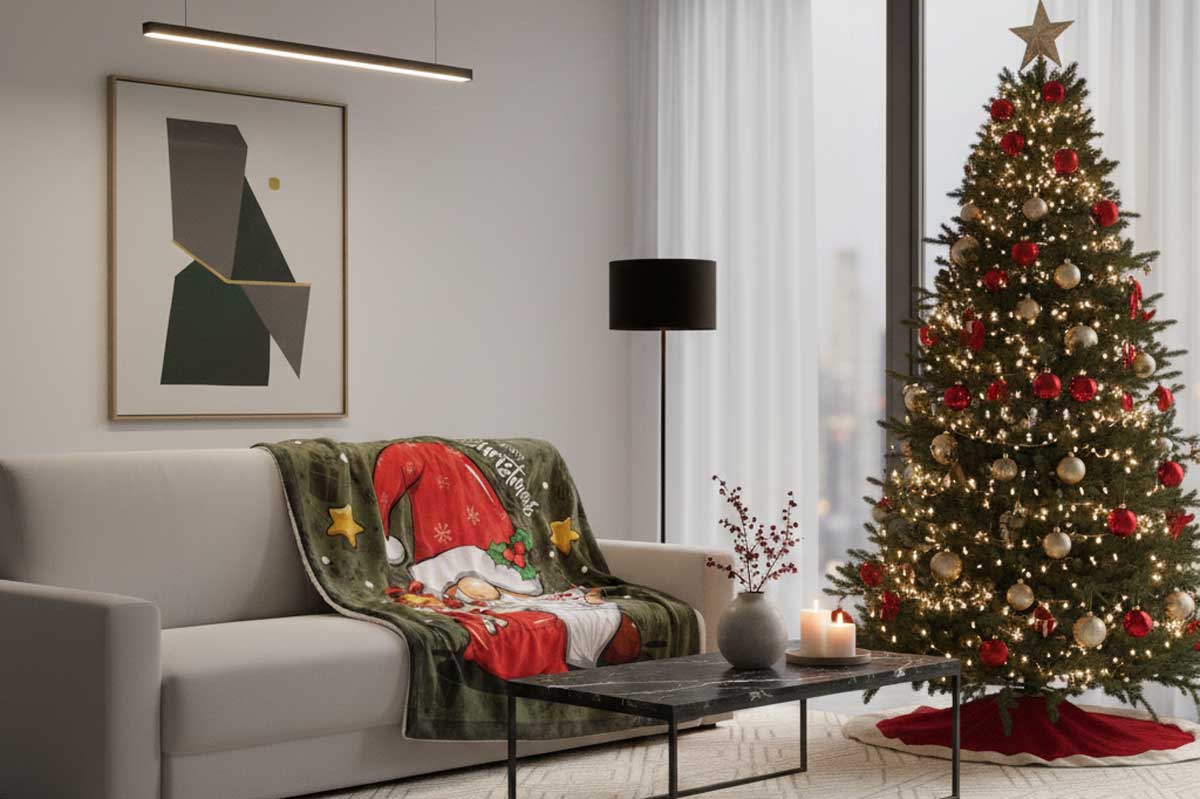 Idee per decorare un soggiorno moderno a Natale: stile, armonia e atmosfera