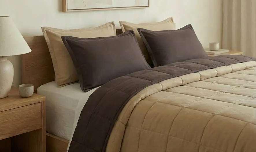 Trapuntino double face tinta unita: doppio stile con abbinamenti reversibili