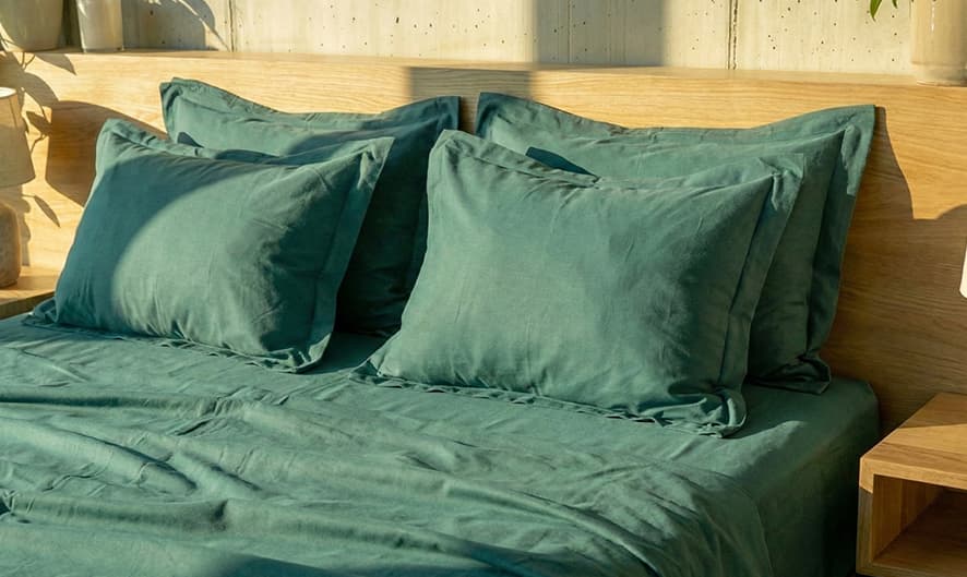 Completo letto tinta unita cotone- Linea Paint