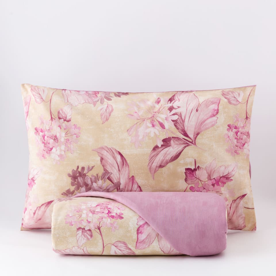 Parure Copripiumino Cotone Perla