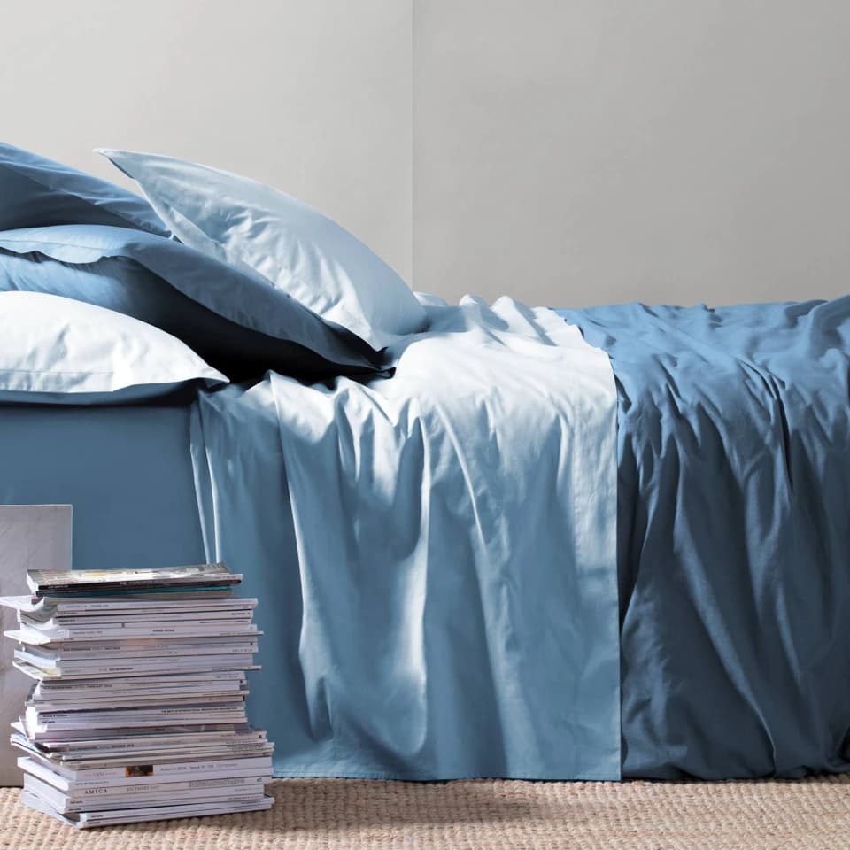 Completo Letto Paint in Madapolam di Cotone