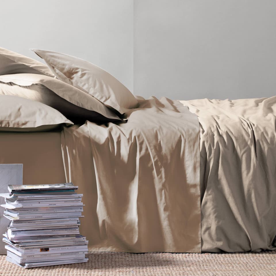 Completo Letto Paint in Madapolam di Cotone