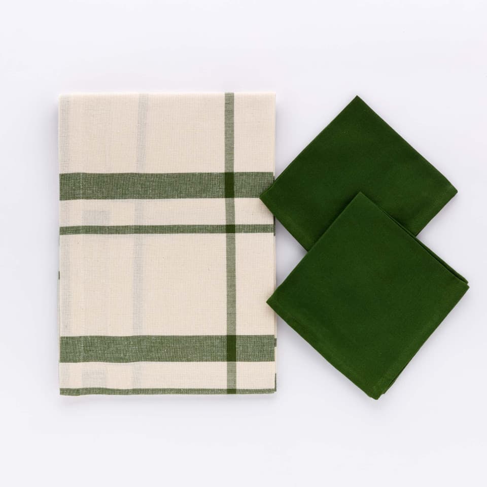 Runner Con 2 Tovaglioli Check