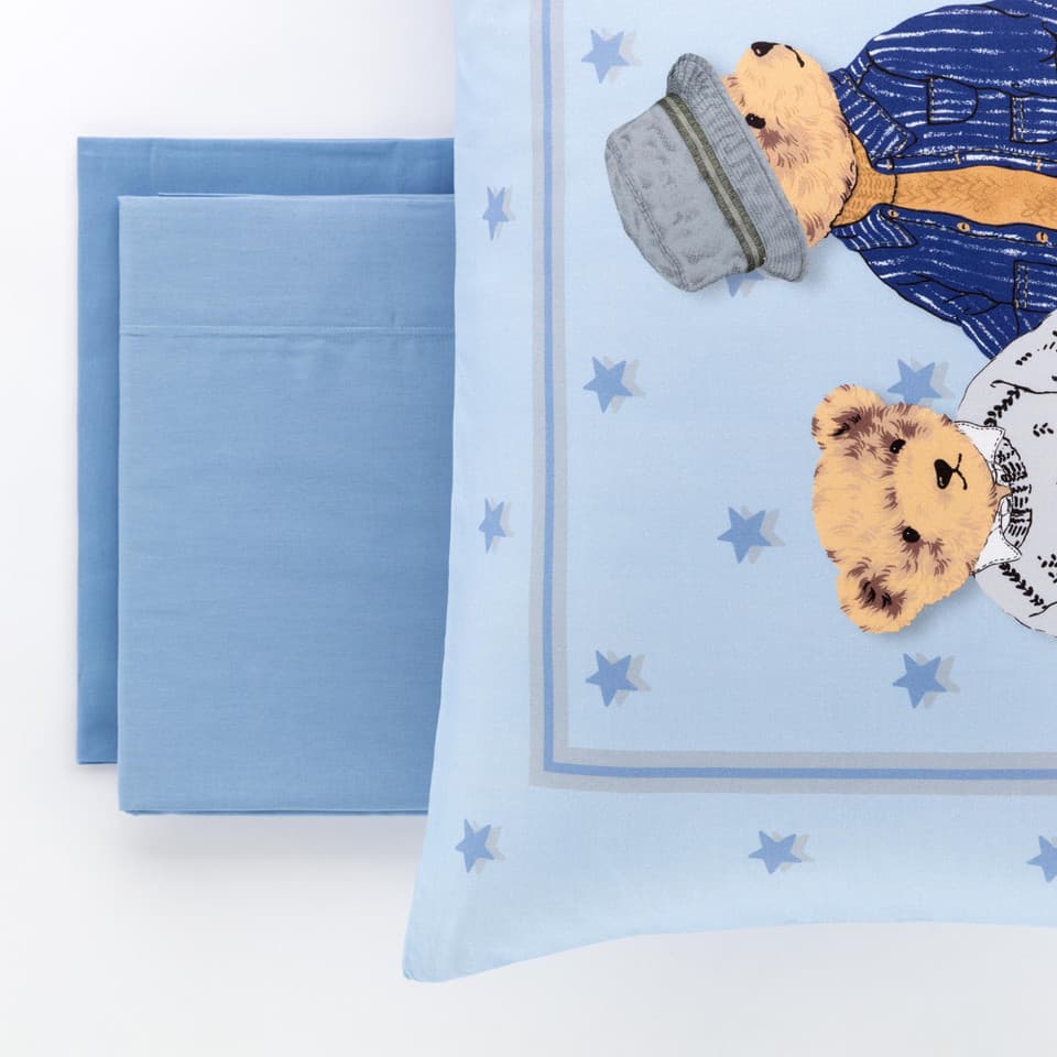 Completo Lettino Cotone Teddy