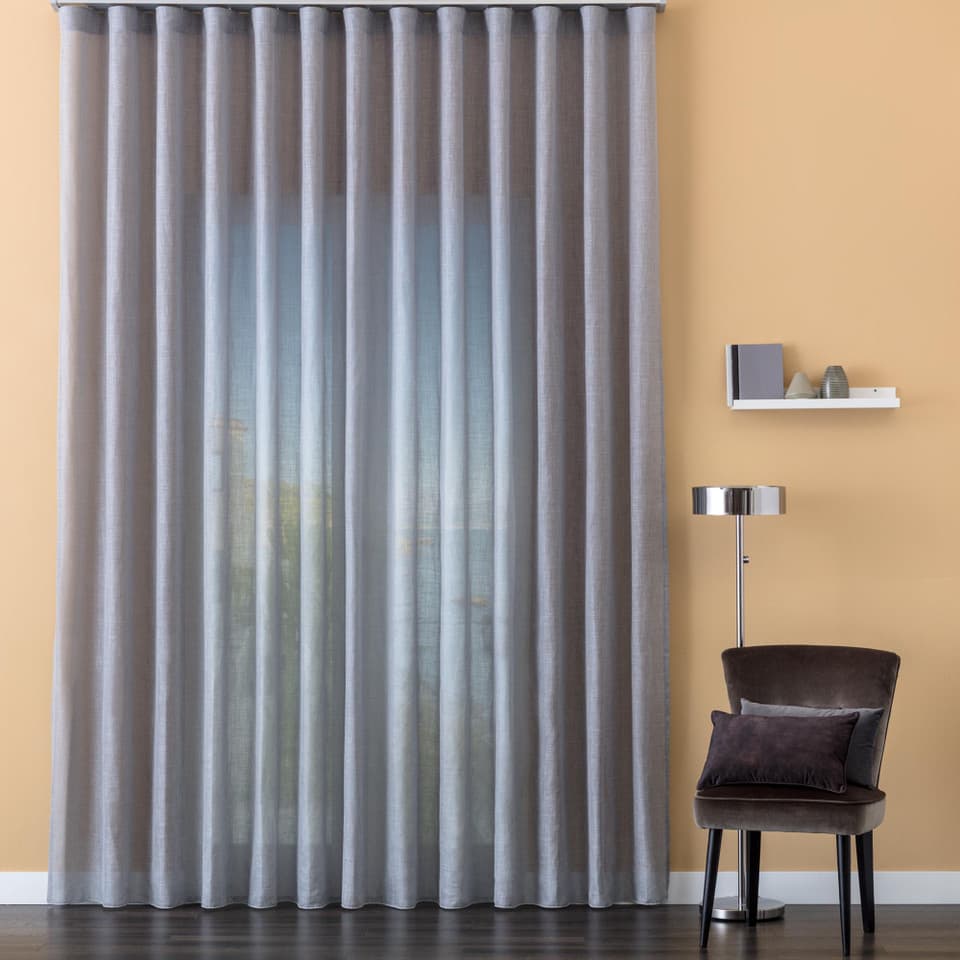 Tenda Sartoriale Nature Misto Lino Bianca