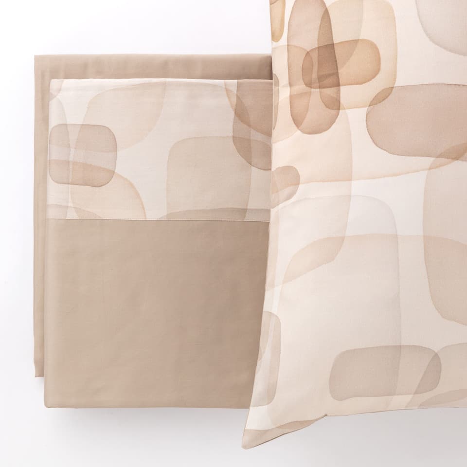 Completo Letto Costruito In Raso  Aqua