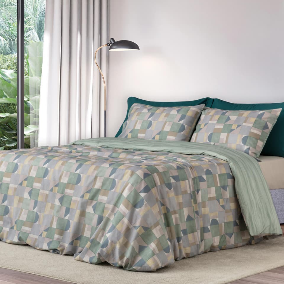 Parure Copripiumino In Cotone Jam