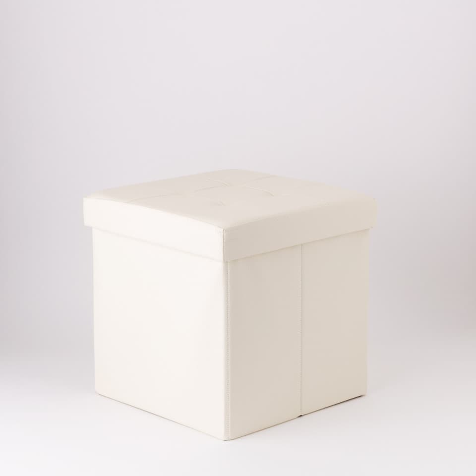 Pouf In Simil-pelle Smart