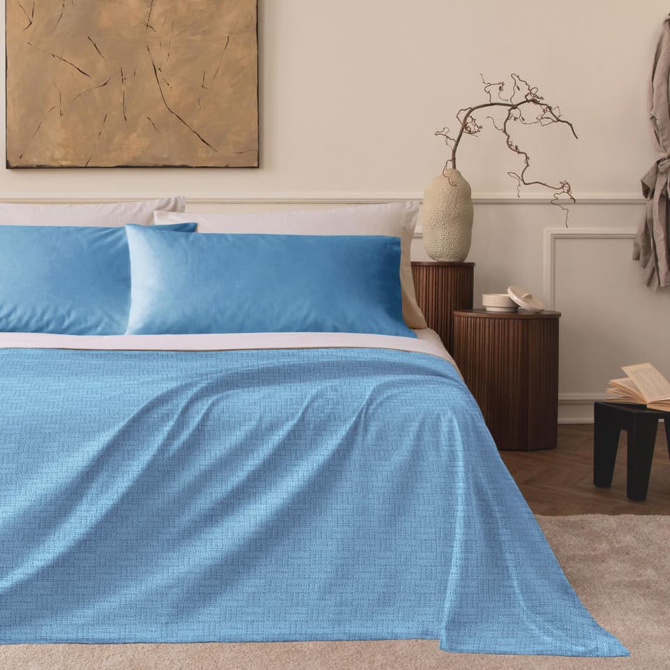 Copriletto In Cotone Leida