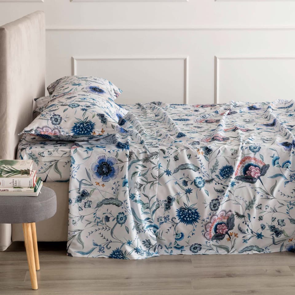 Completo Lenzuolo Copriletto No Stiro Violante