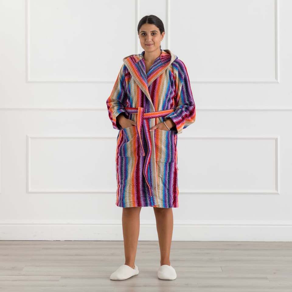 Accappatoio Jacquard Groovy Wave