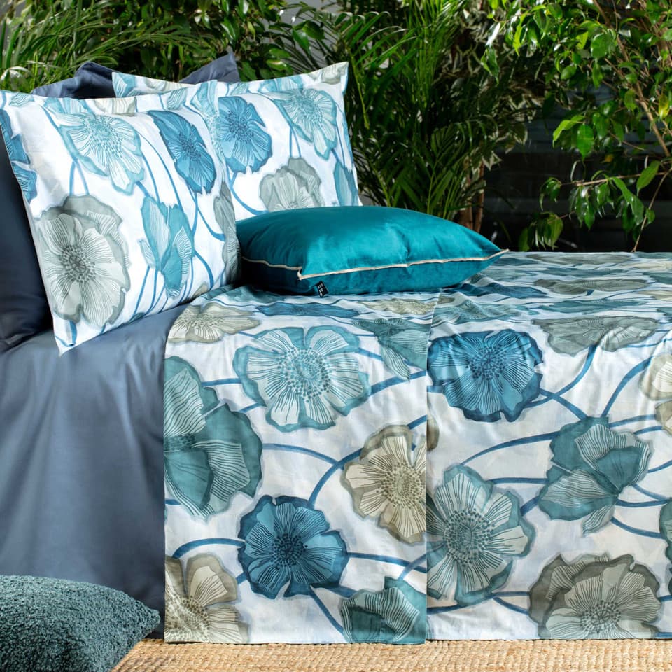 Completo Lenzuolo Copriletto In Raso Keira