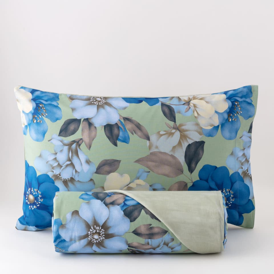 Parure Copripiumino In Cotone Hoara