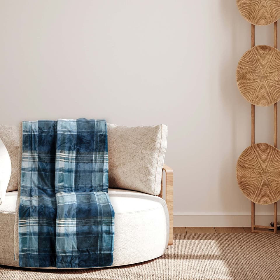 Plaid In Ecopelliccia Stampato Milot