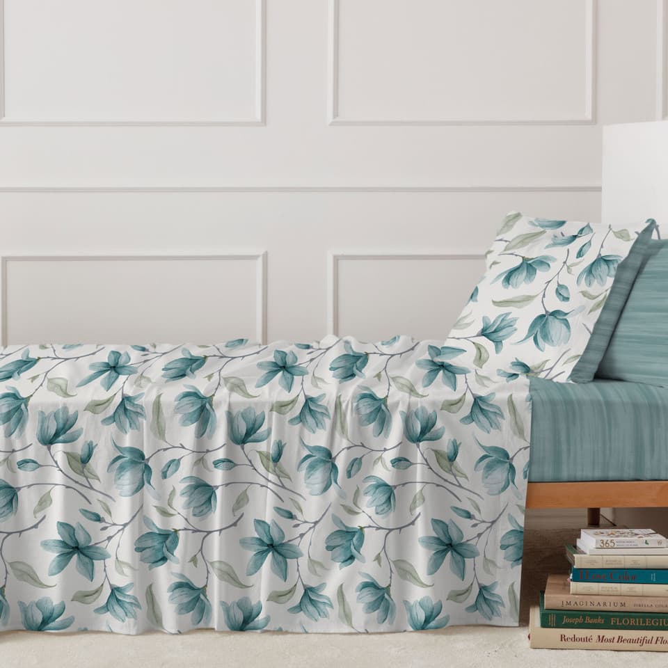 Completo Letto In Cotone Magnolia