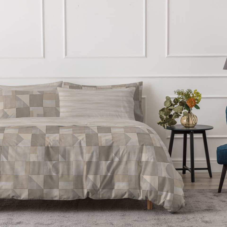 Parure Copripiumino In Cotone Rogers