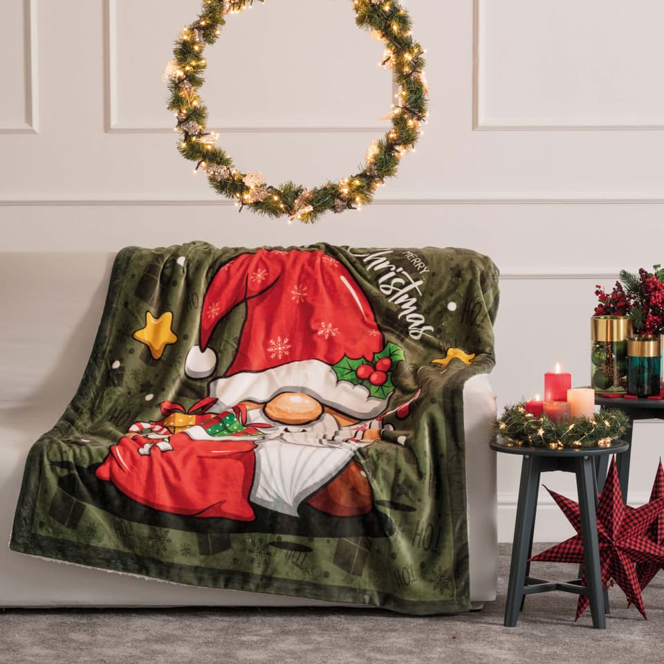 Plaid In Ecopelliccia Gnomo