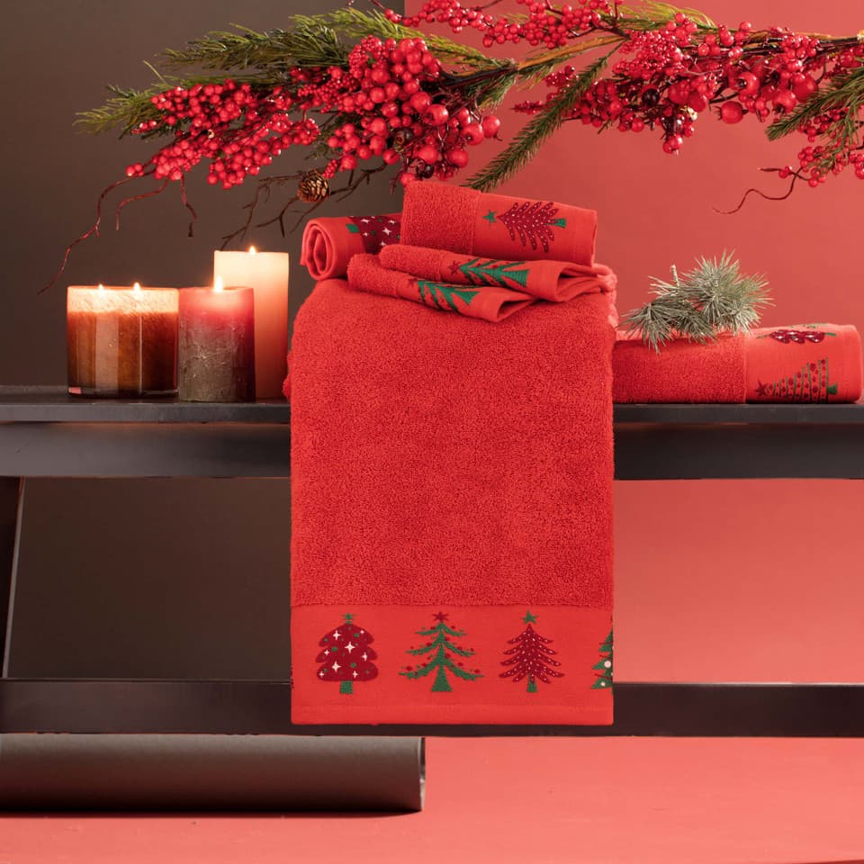 Set 1 1 Spugna Jacquard Forest Glow