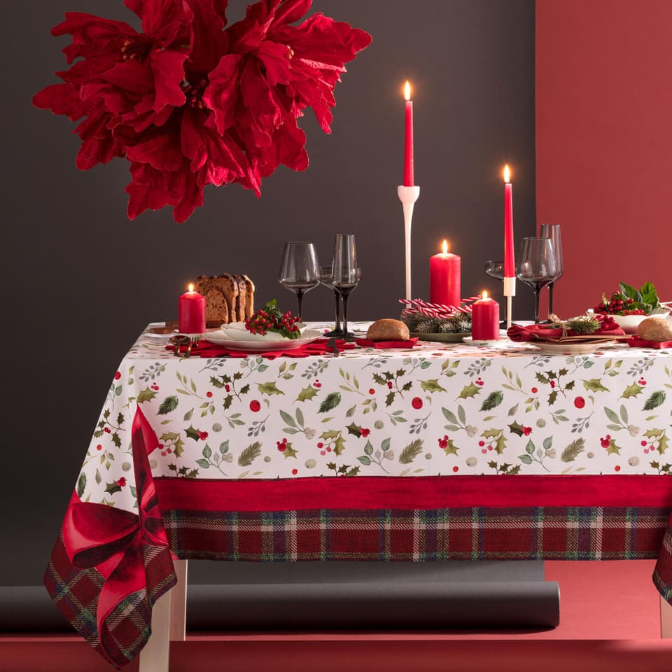 Tovaglia In Cotone Noel