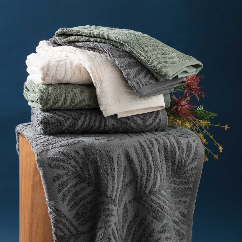 Set 1 1 In Spugna Jacquard Sapphiere