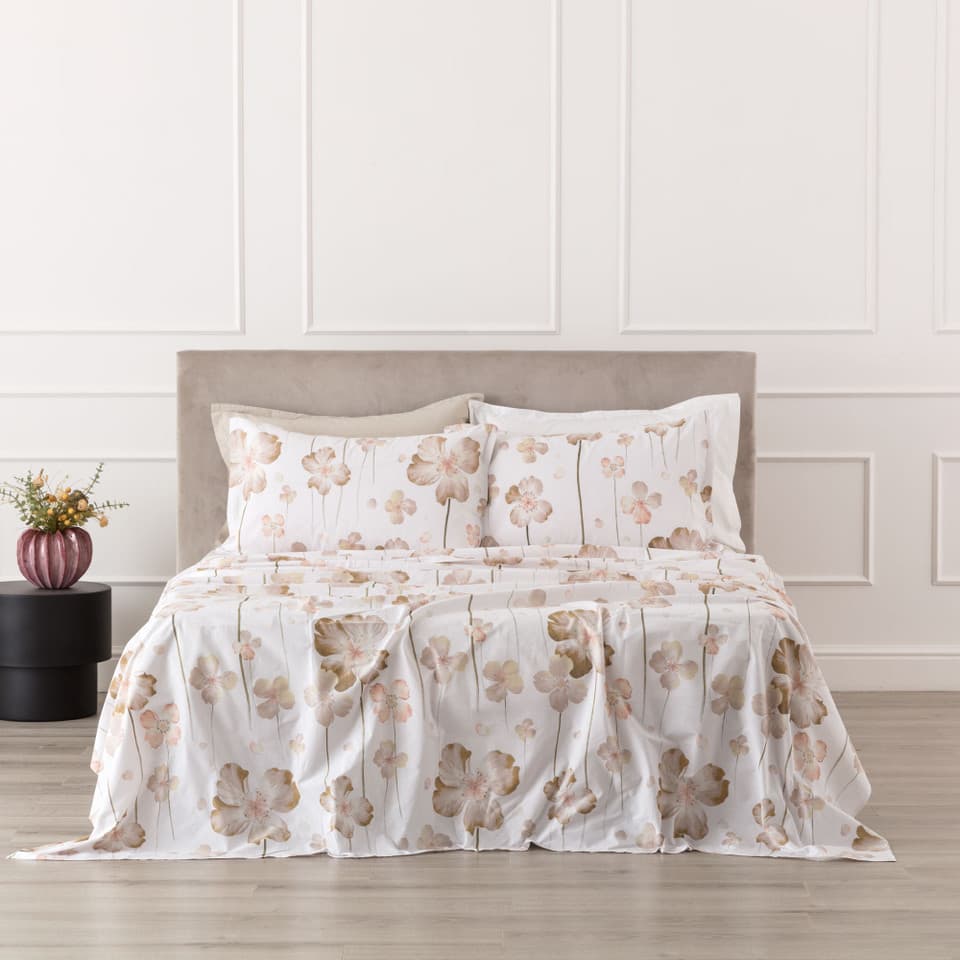 Completo Letto In Cotone Stampato Ayla