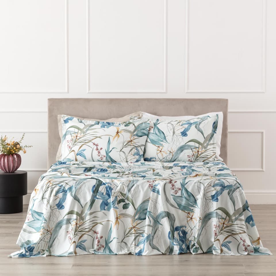 Completo Letto In Raso Preziosa