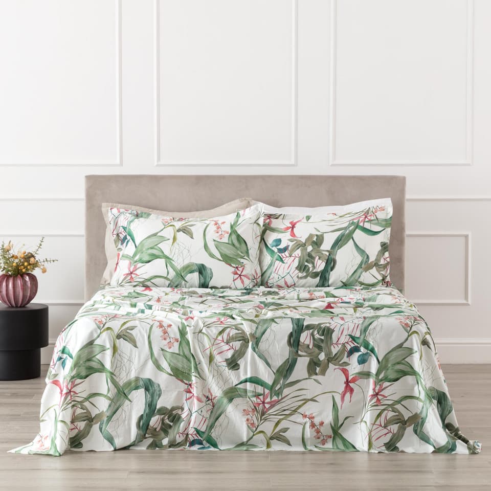 Completo Letto In Raso Preziosa