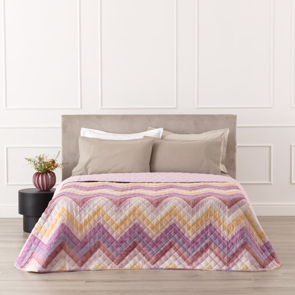 Quilt In Cotone Stampato Arben