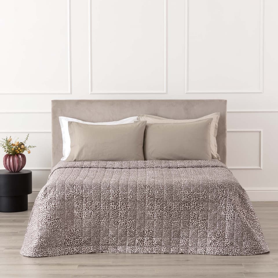 Trapuntino In Raso Stampato Dama