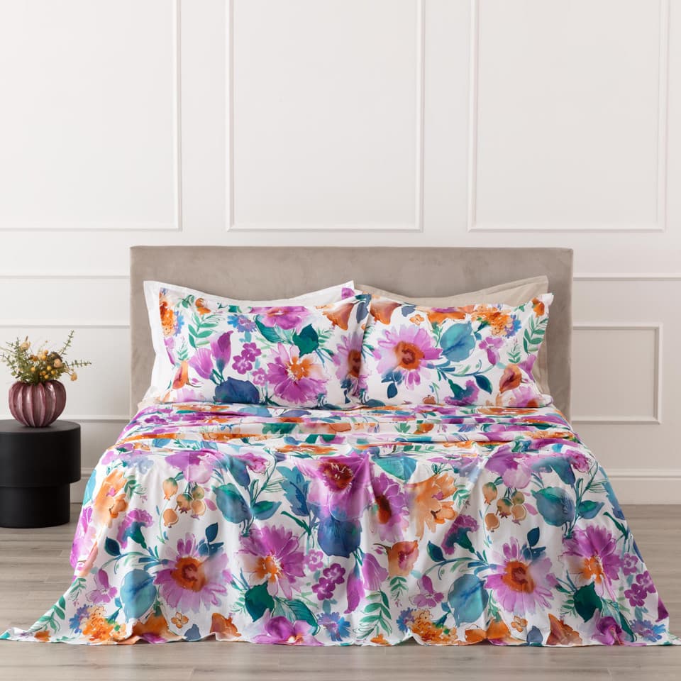 Completo Letto In Percalle Melika