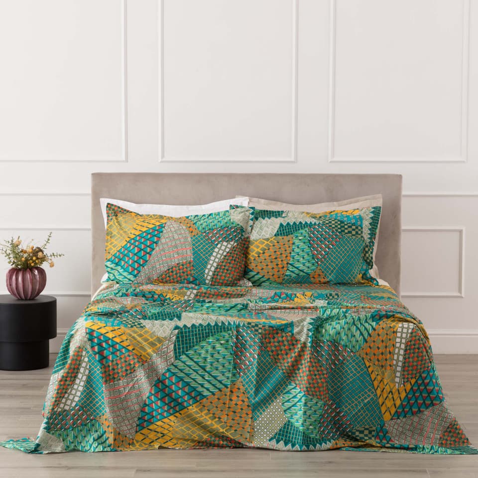 Completo Letto In Percalle Valma