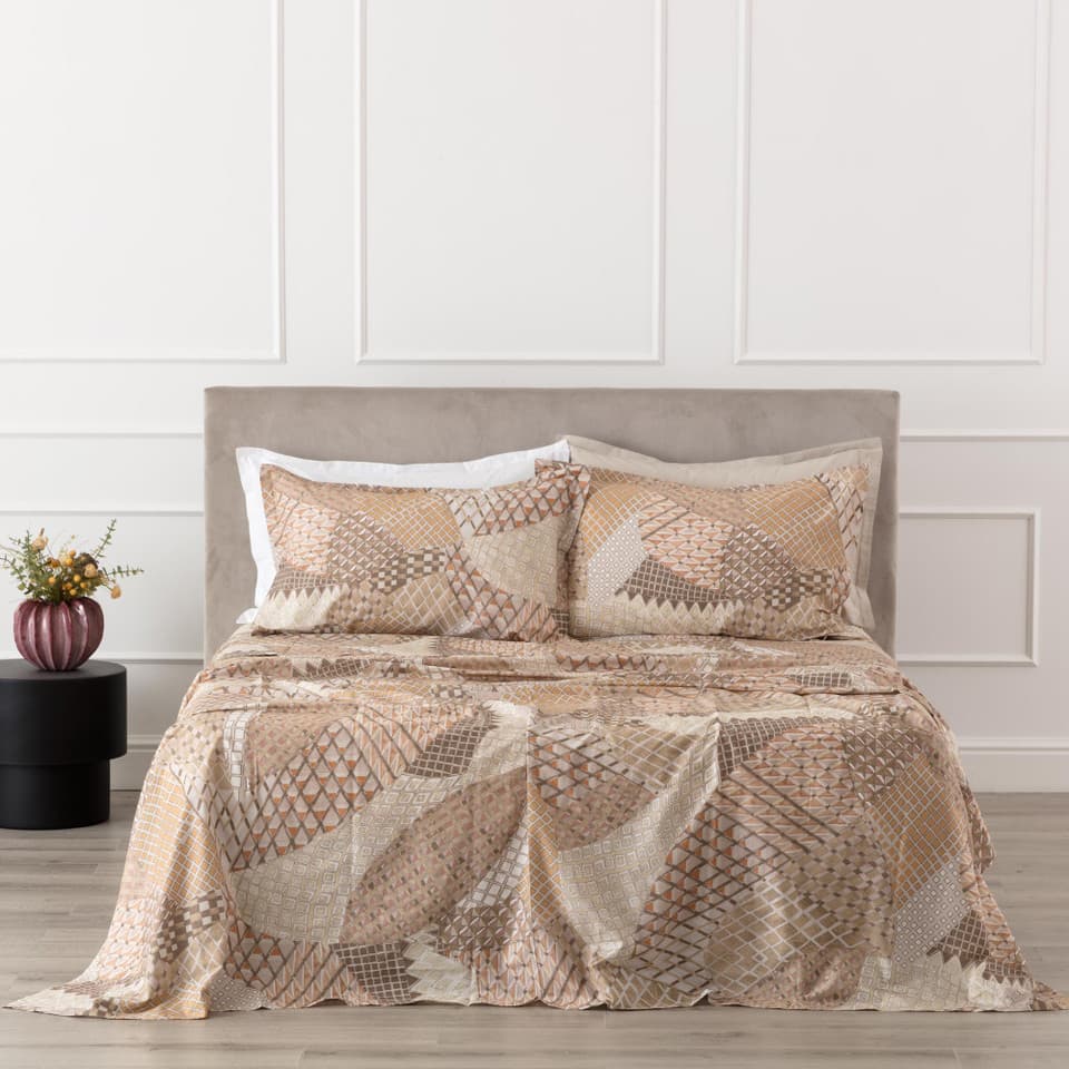 Completo Letto In Percalle Valma