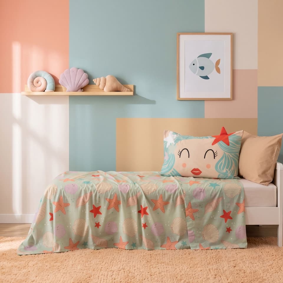 Completo Letto In Percalle Crystal