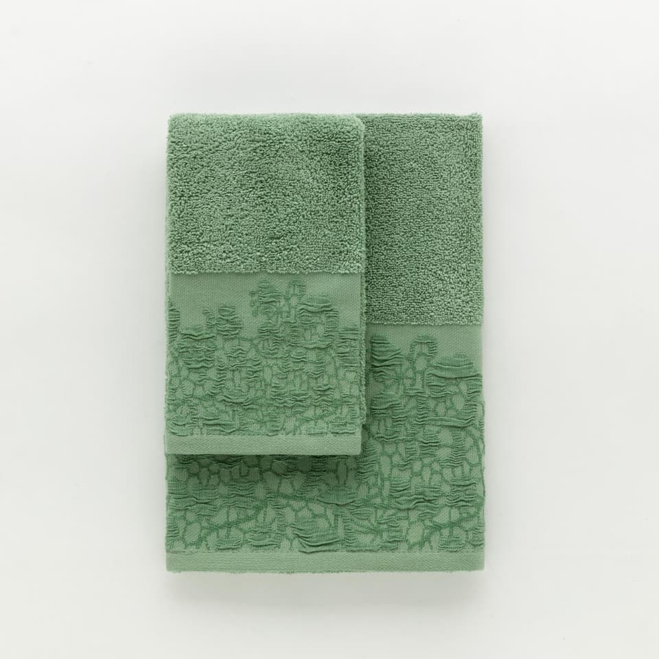 Set 1+1 Spugna Jacquard Laire