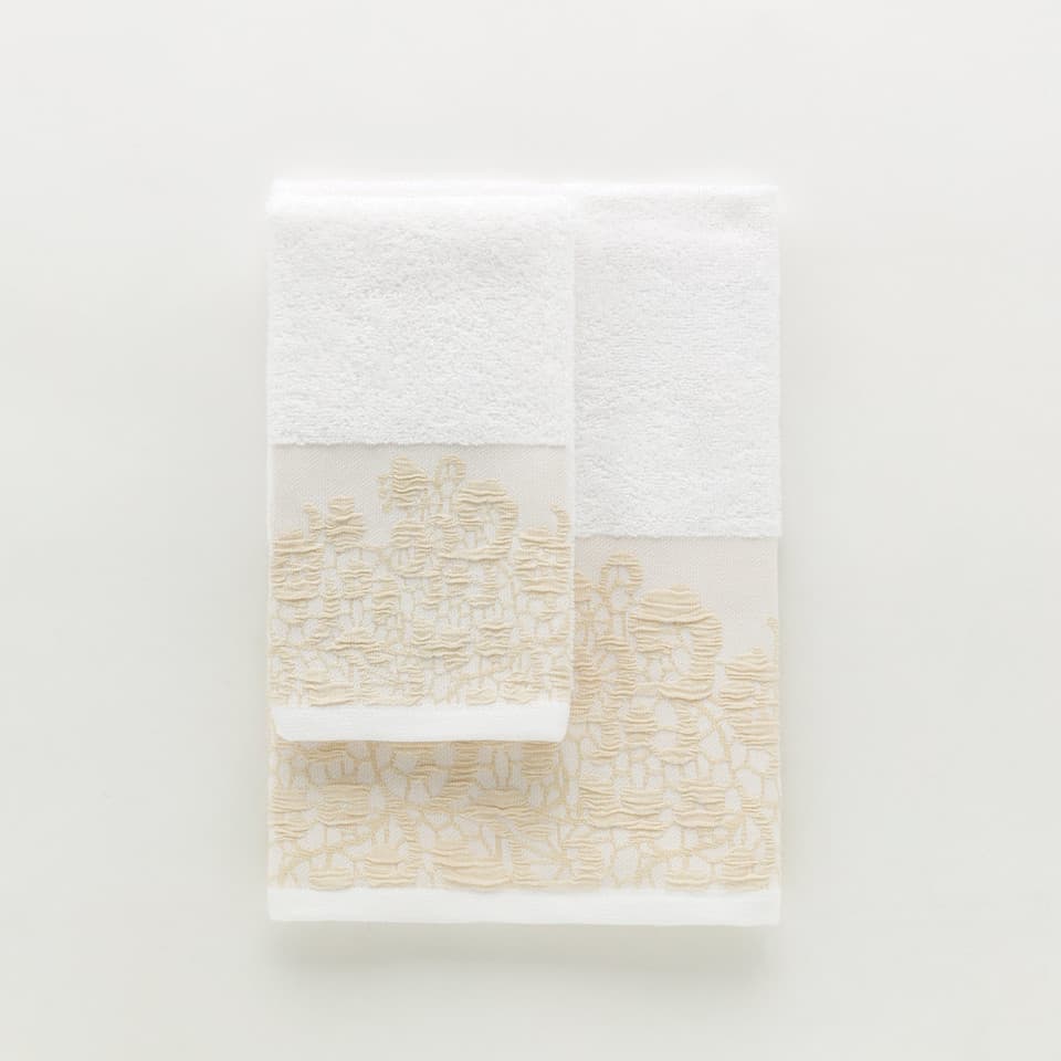 Set 1+1 Spugna Jacquard Laire