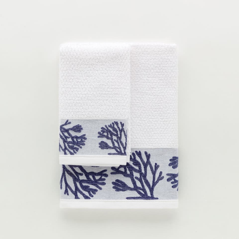 Set 1+1 Spugna Jacquard Mediterranea