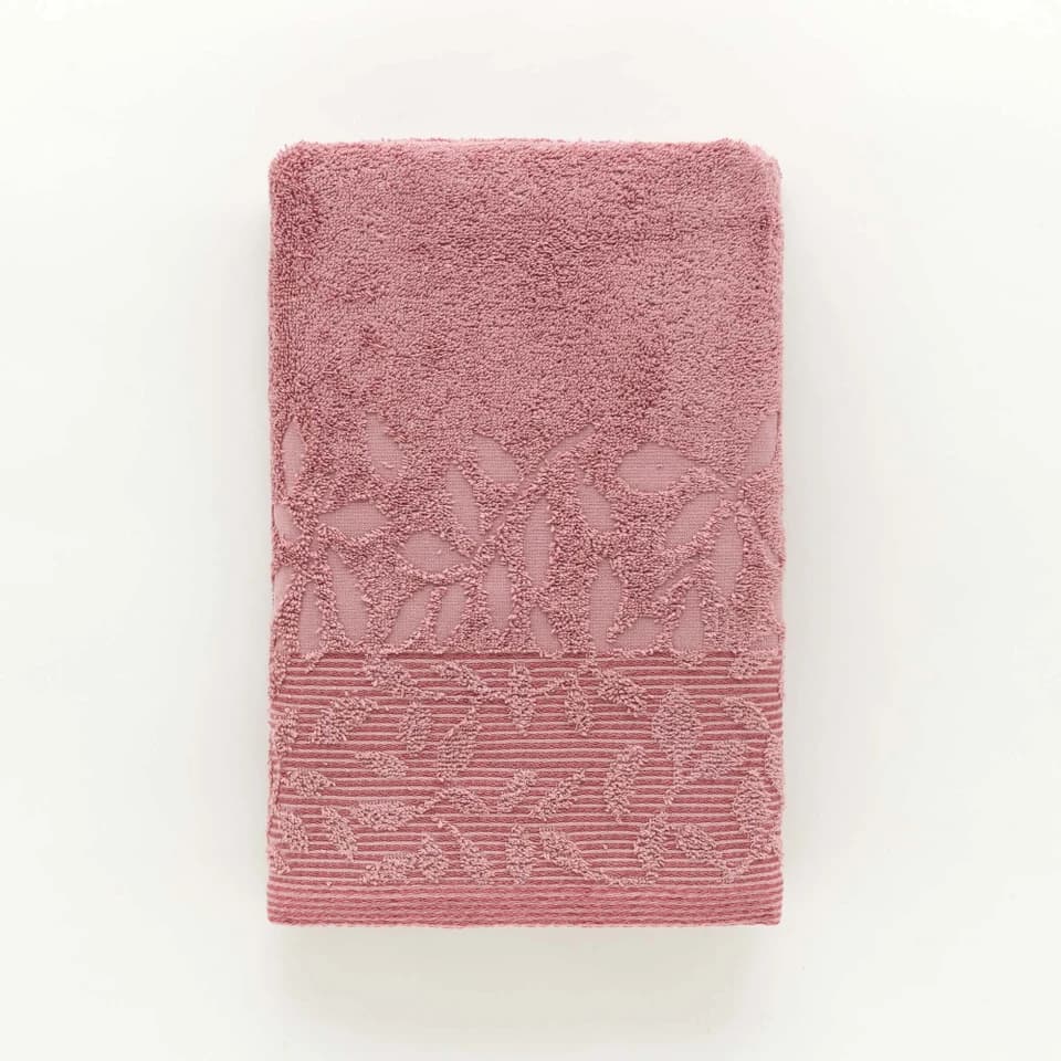 Telo Bagno 90x140 Cm In Spugna Jacquard Floreale Tula