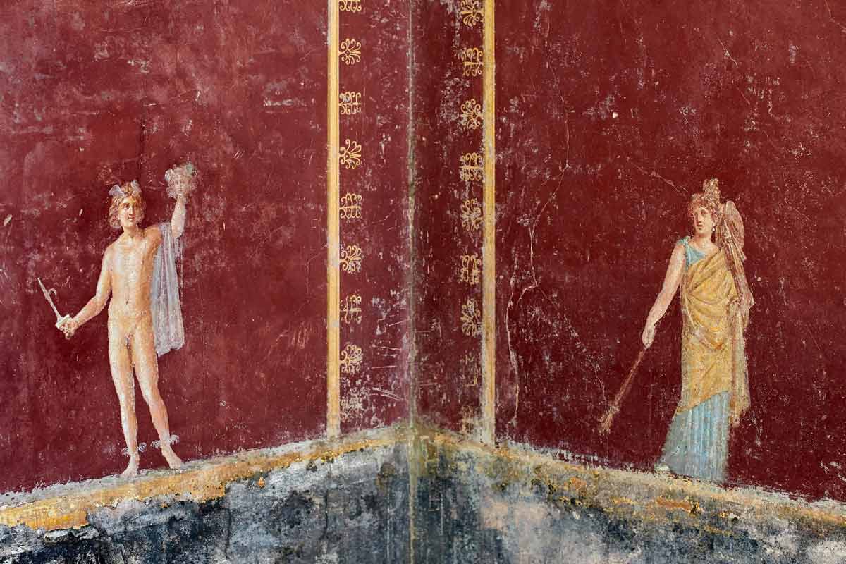 rosso pompeiano affreschi