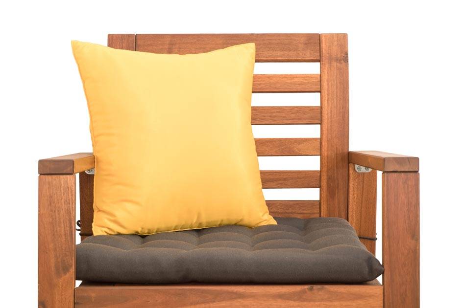 cuscino sedia legno